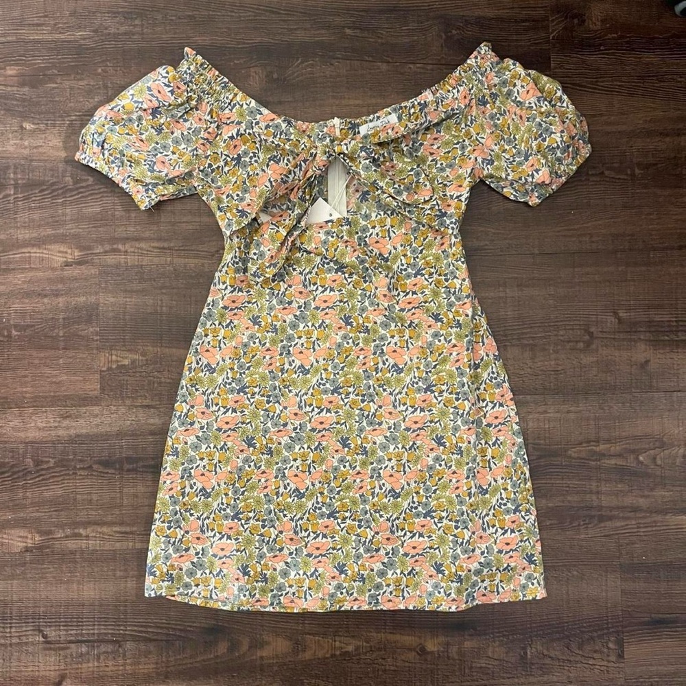 Floral Off-Shoulder Dress